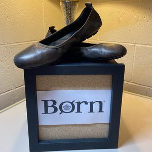 Born stretch leather ballet flats